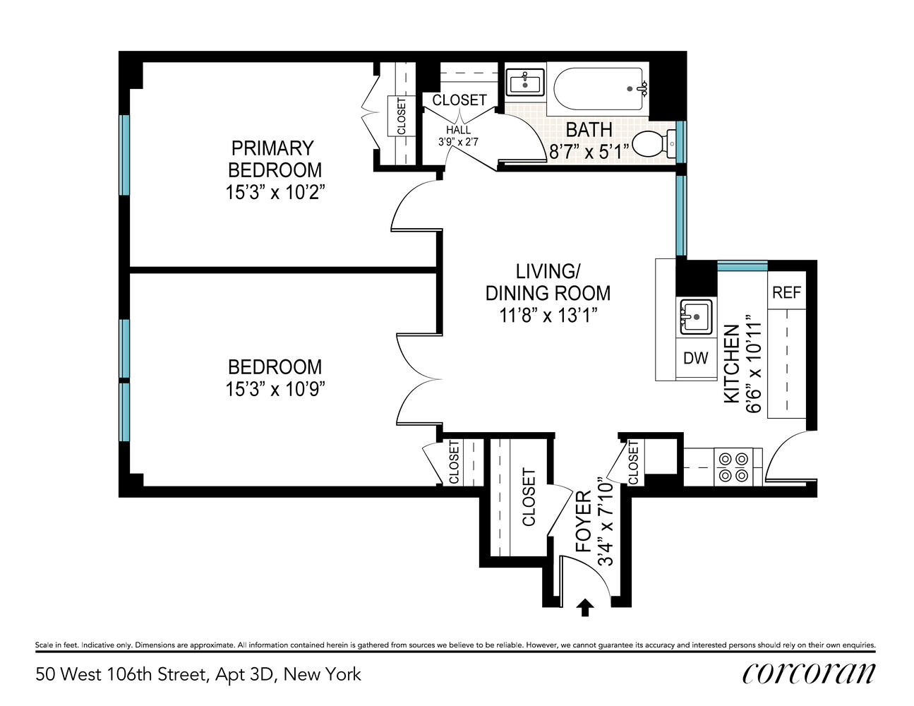 50 West 106th Street 3D Manhattan Valley New York NY 10025
