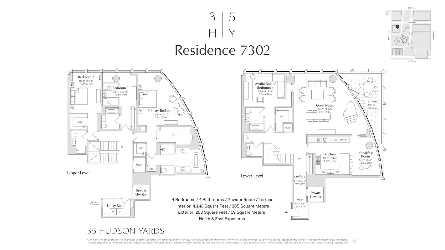 35 Hudson Yards 7302 Hudson Yards New York NY 10001