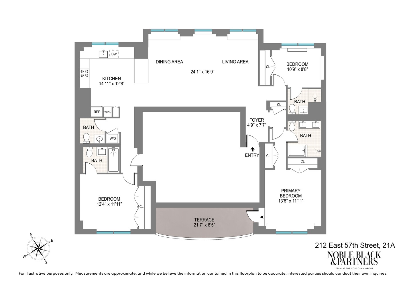 212 East 57th Street 21A Turtle Bay New York NY 10022