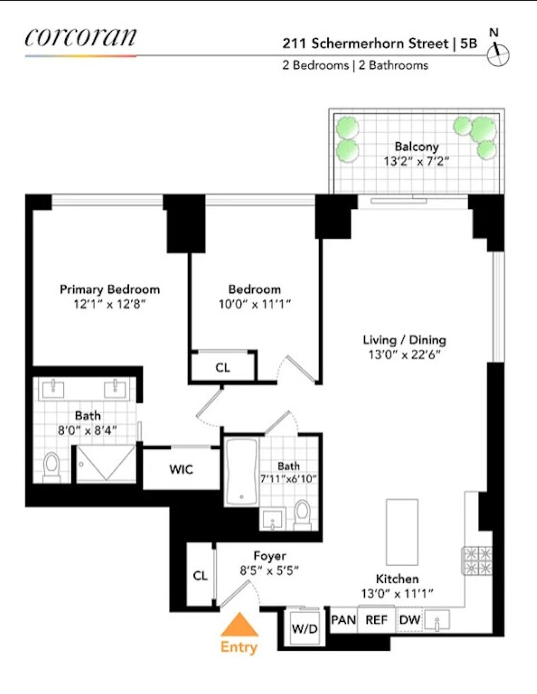 211 Schermerhorn Street 5B Downtown Brooklyn NY 11201