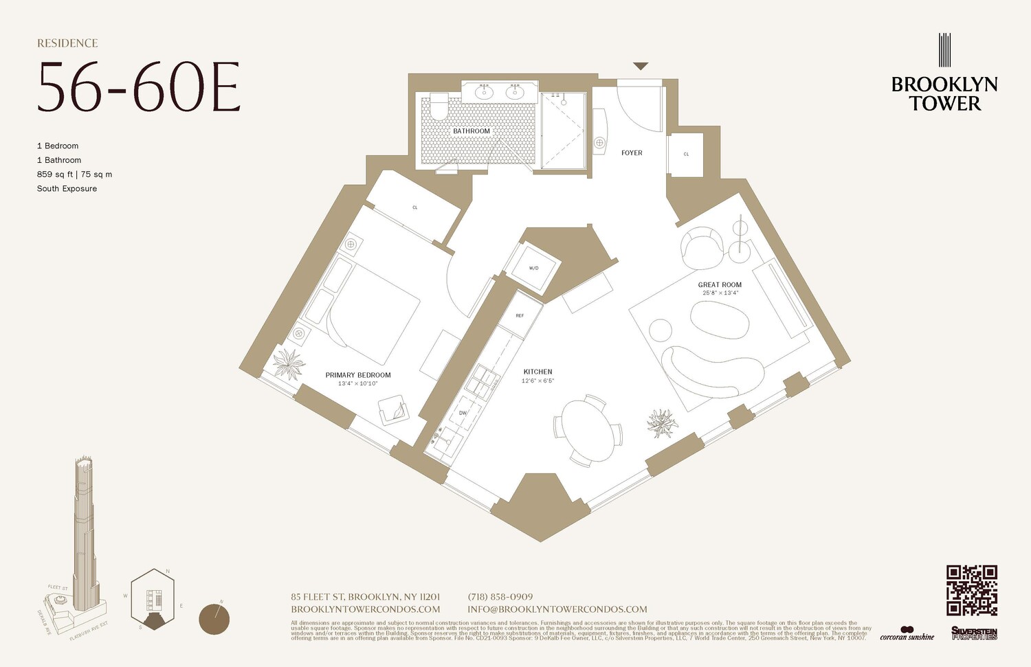 85 Fleet Street 59E Downtown Brooklyn NY 11201