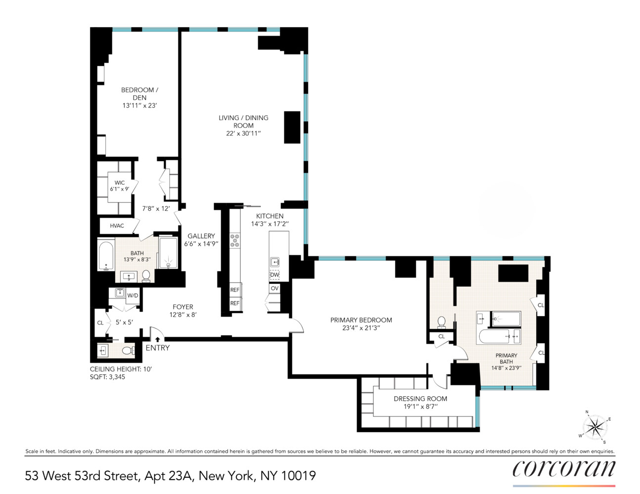 53 West 53rd Street 23A Midtown West New York NY 10019