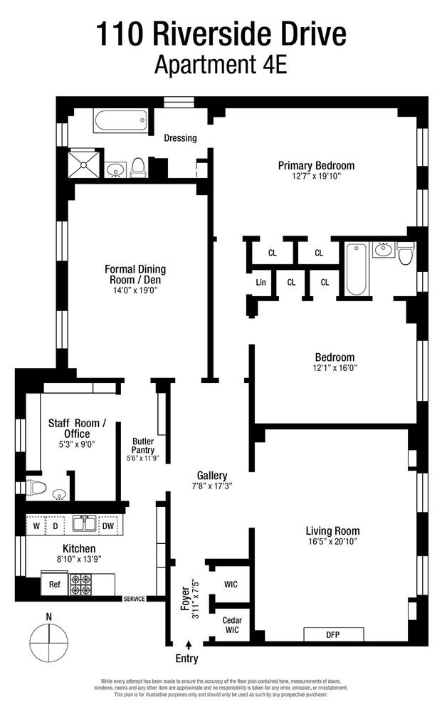110 Riverside Drive 4E Upper West Side New York NY 10024