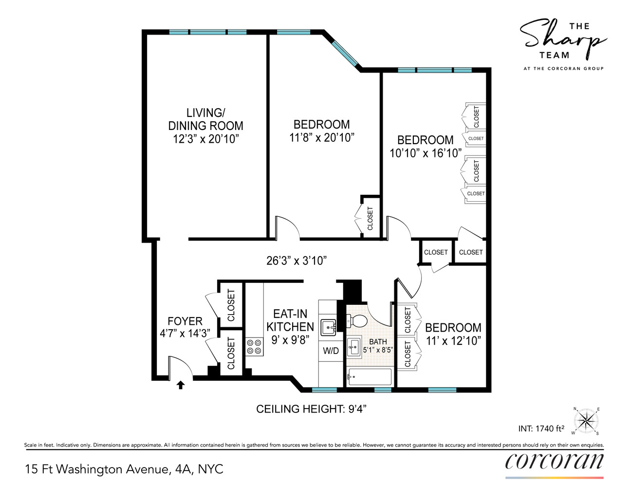 15 Fort Washington Avenue 4A Washington Heights New York NY 10032