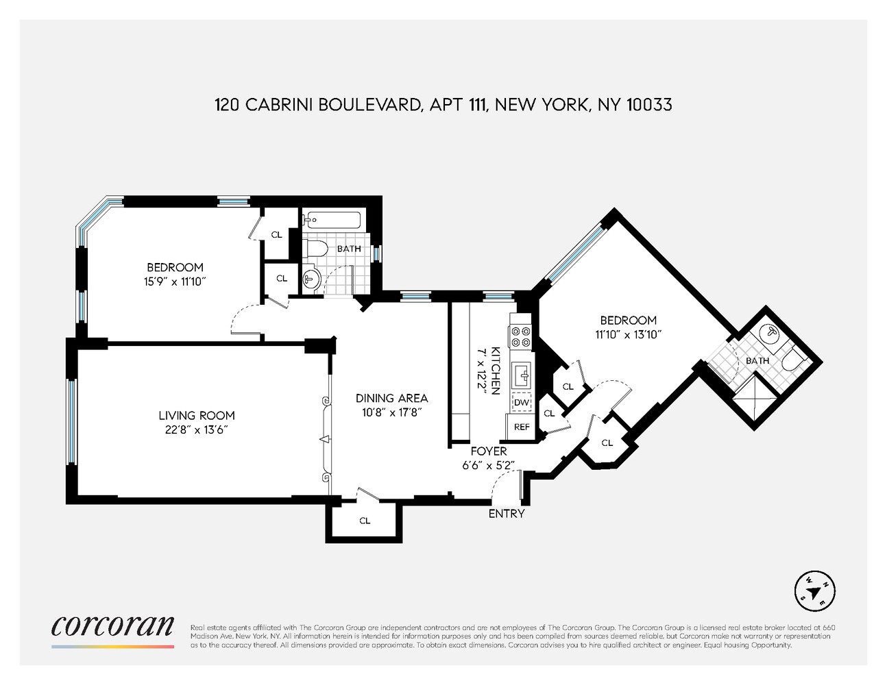 120 Cabrini Blvd. Hudson Heights New York NY 10033