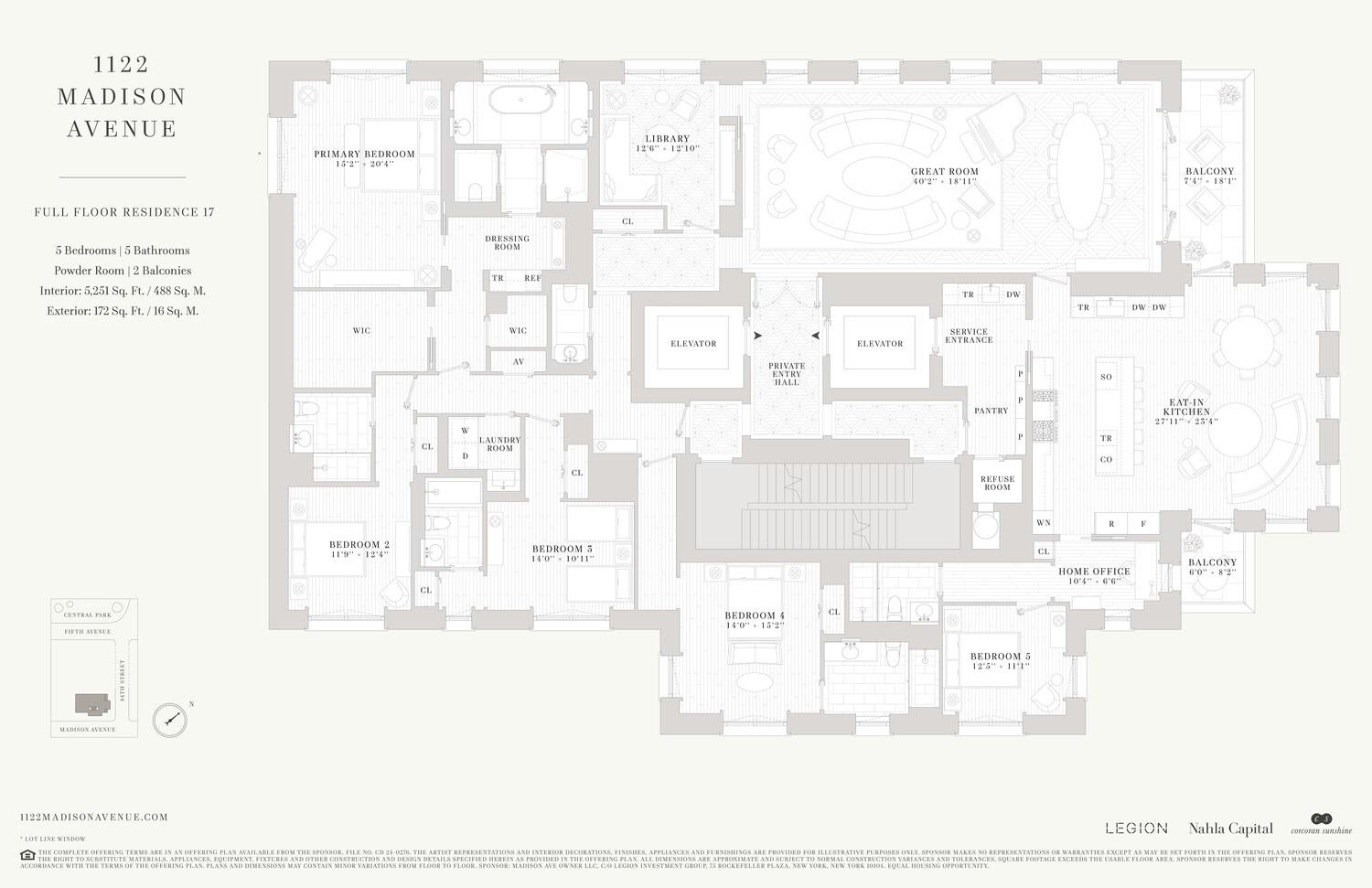 1122 Madison Avenue FLOOR17 Upper East Side New York NY 10028