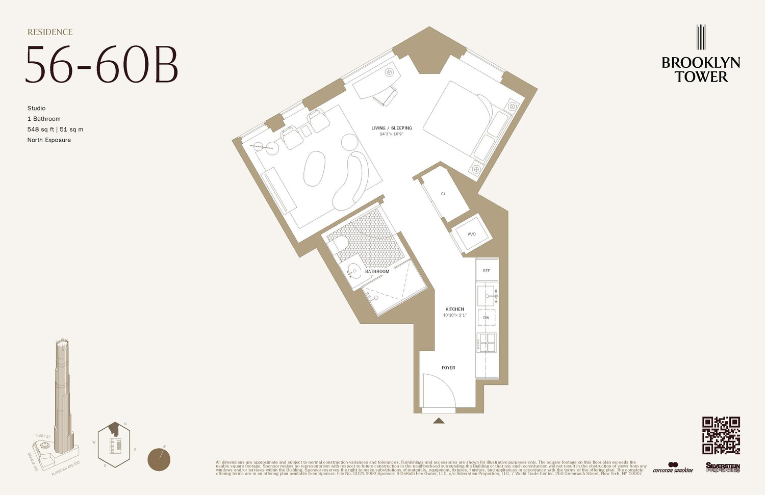 85 Fleet Street 58B Downtown Brooklyn NY 11201