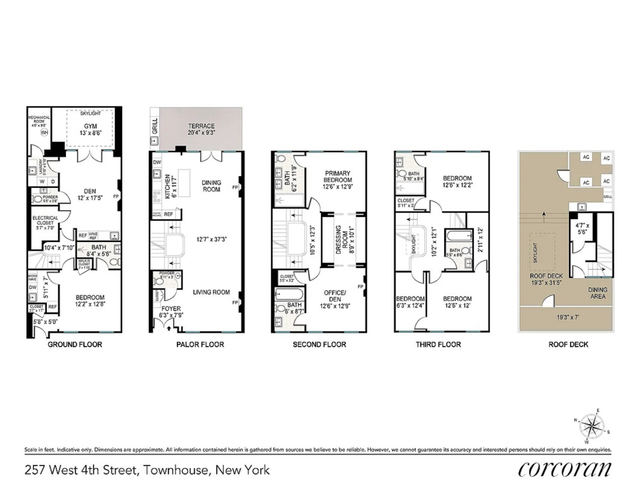 257 West 4th Street W. Greenwich Village New York NY 10014