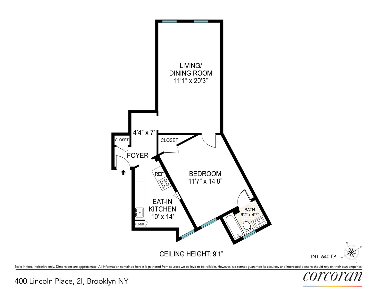 400 Lincoln Place 2I Prospect Heights Brooklyn NY 11238