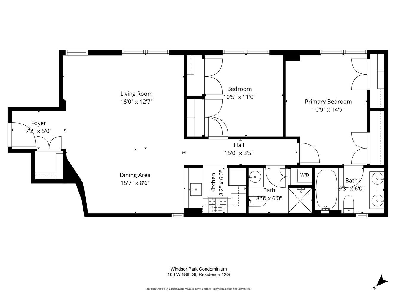 100 West 58th Street 12G Midtown West New York NY 10019