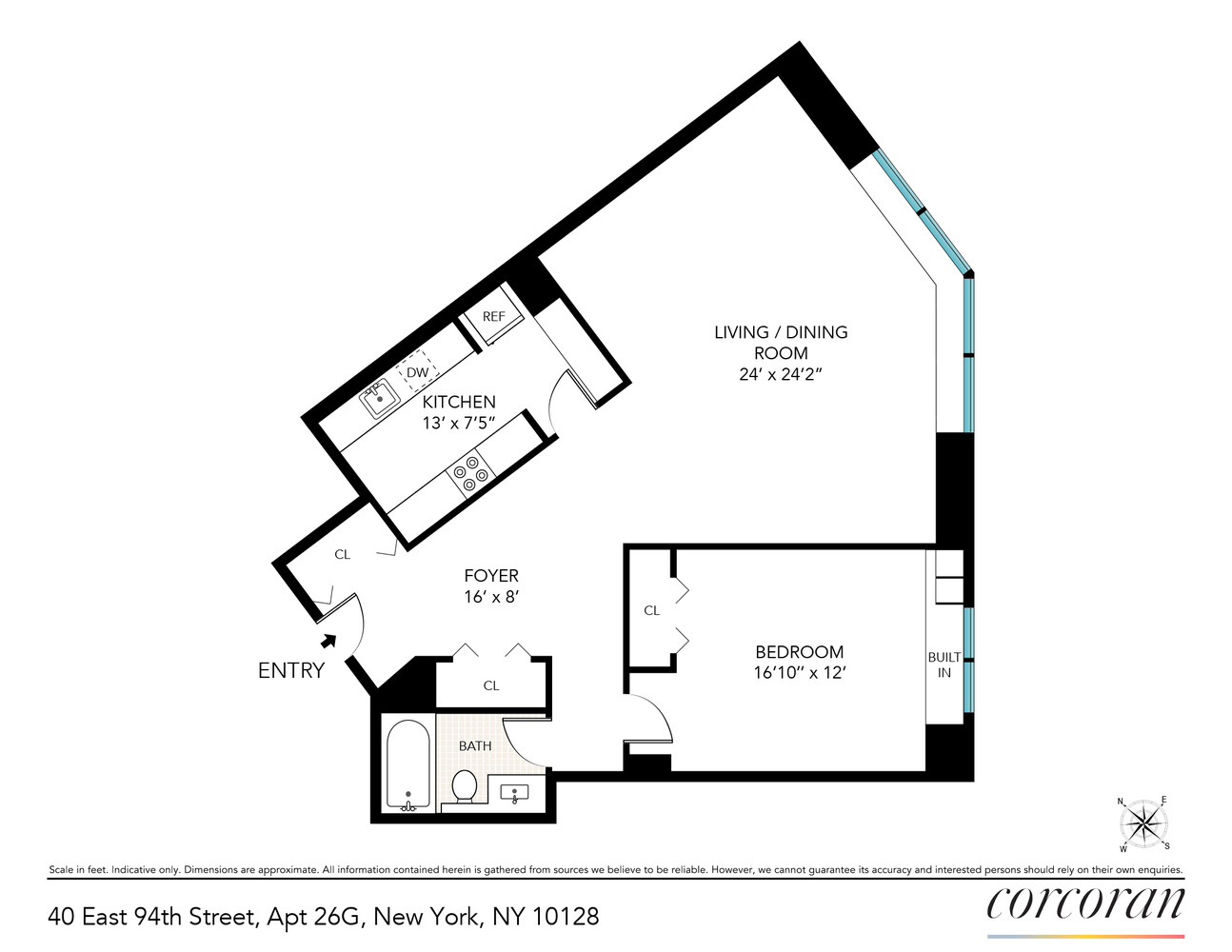 40 East 94th Street 26G Carnegie Hill New York NY 10128