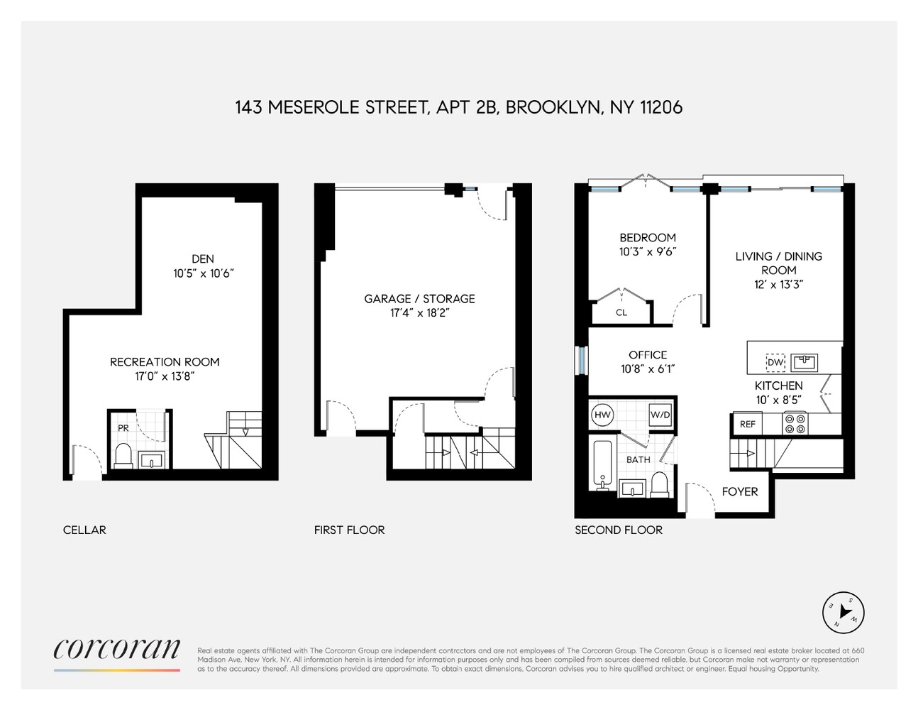 143 Meserole Street East Williamsburg Brooklyn NY 11206