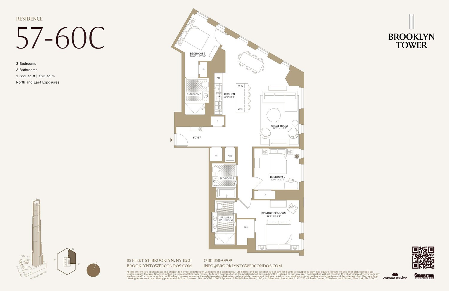 85 Fleet Street 57C Downtown Brooklyn NY 11201