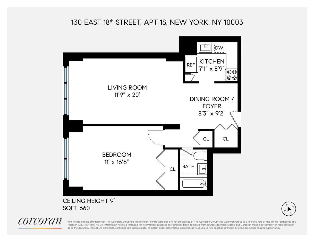 130 East 18th Street 1S Gramercy Park New York NY 10003