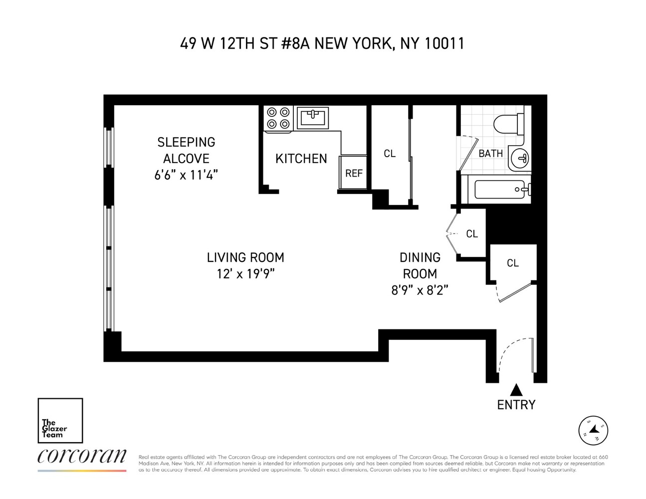 49 West 12th Street 8A Greenwich Village New York NY 10011