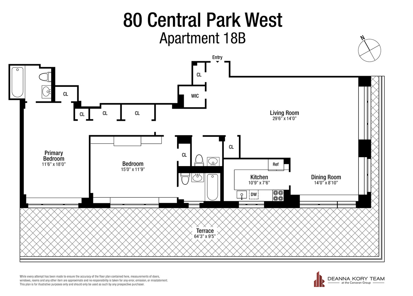 80 Central Park West 18B Central Park West New York NY 10023