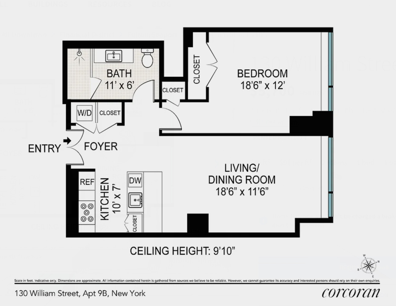 130 William Street 10B Seaport District New York NY 10038