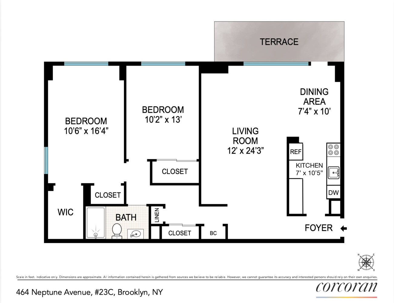 464 Neptune Avenue 23C Coney Island Brooklyn NY 11224