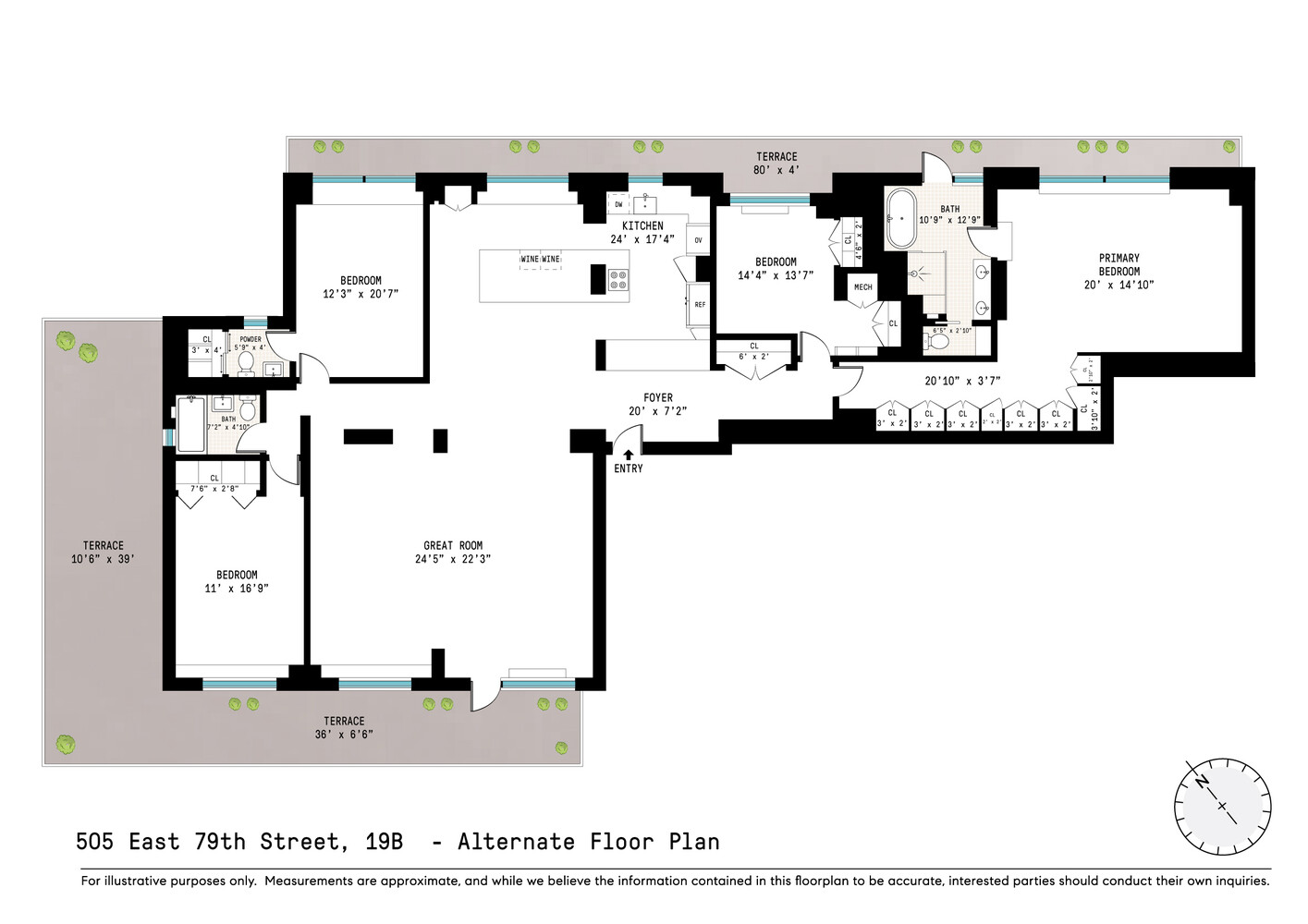 505 East 79th Street 19B Upper East Side New York NY 10075