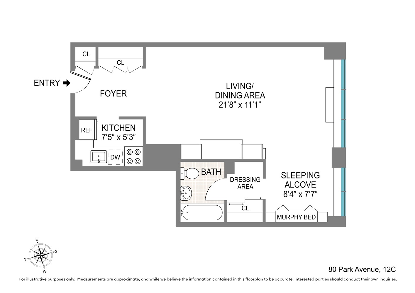 80 Park Avenue 12C Murray Hill New York NY 10016