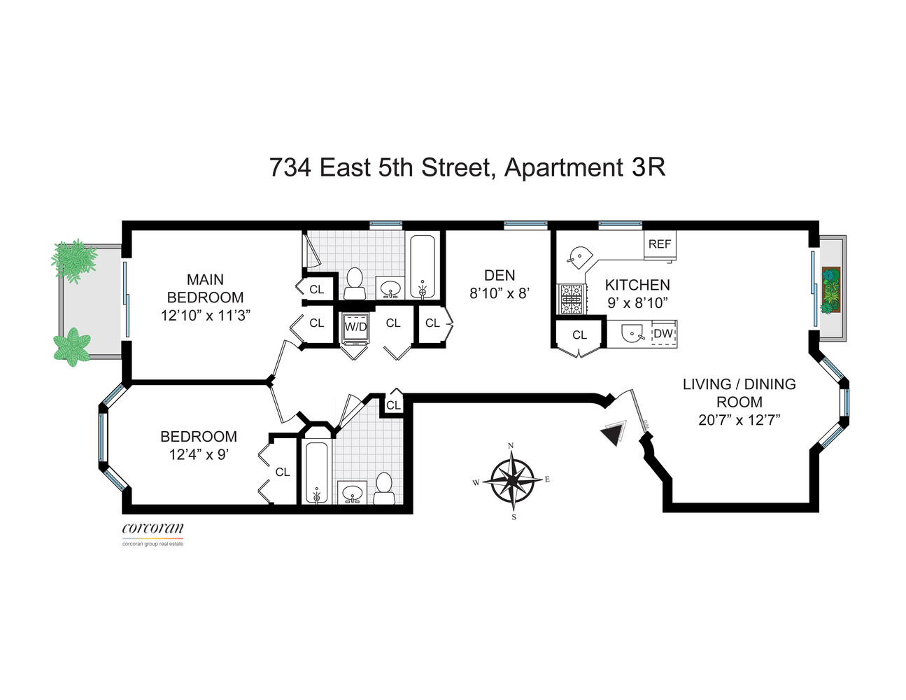 734 East 5th Street 3R Kensington Brooklyn NY 11218