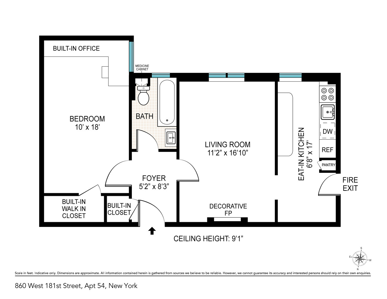 860 West 181st Street 54 Hudson Heights New York NY 10033