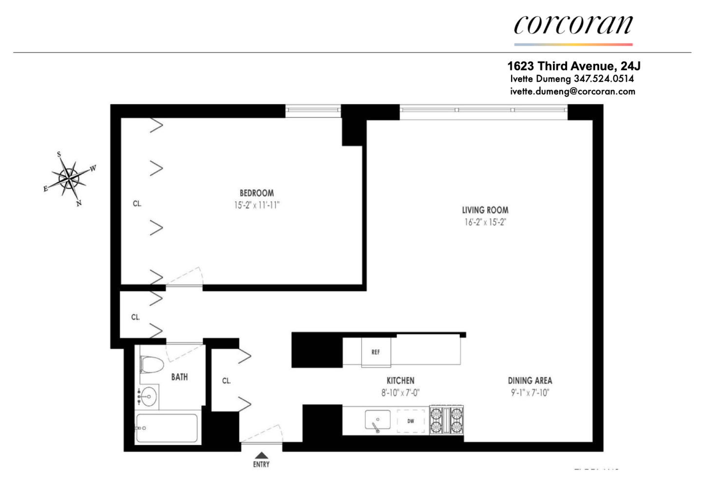 1623 Third Avenue 24J Upper East Side New York NY 10128
