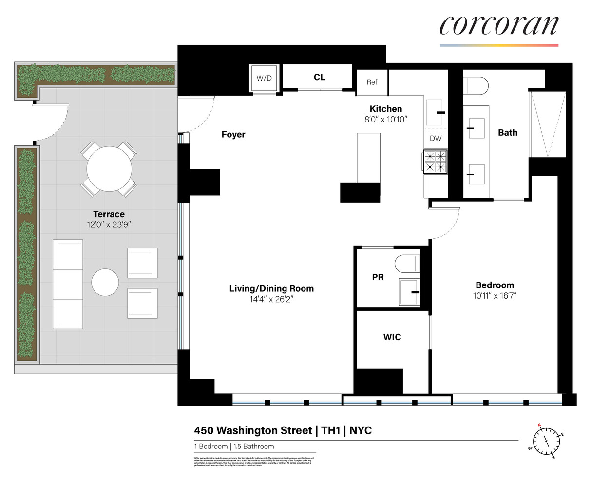 450 Washington Street TH1 Tribeca New York NY 10013