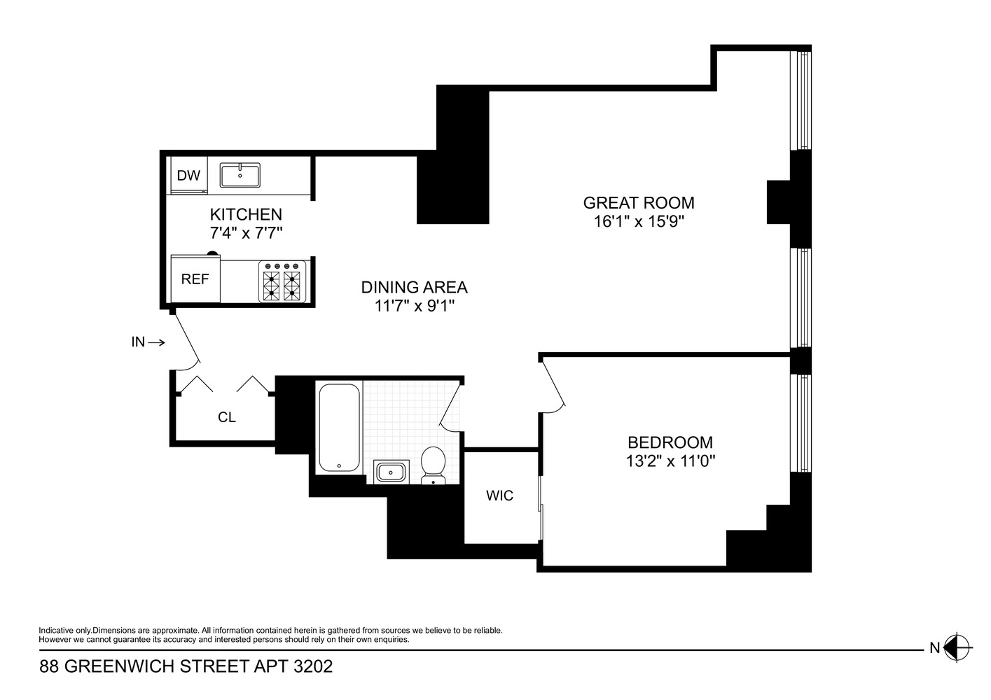 88 Greenwich Street 3202 Financial District New York NY 10006