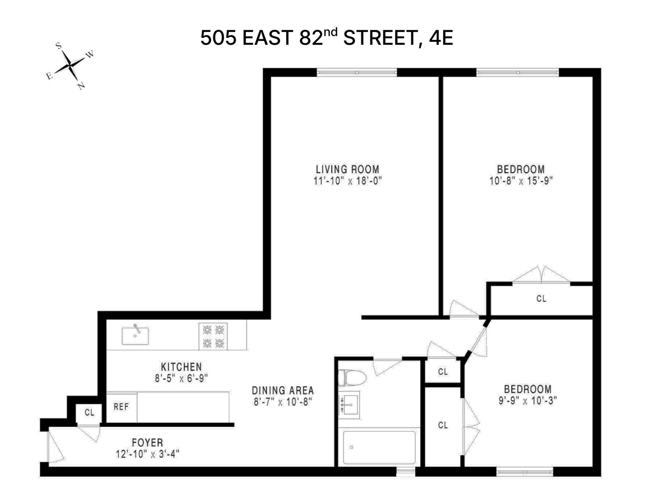 505 East 82nd Street 4E Upper East Side New York NY 10028