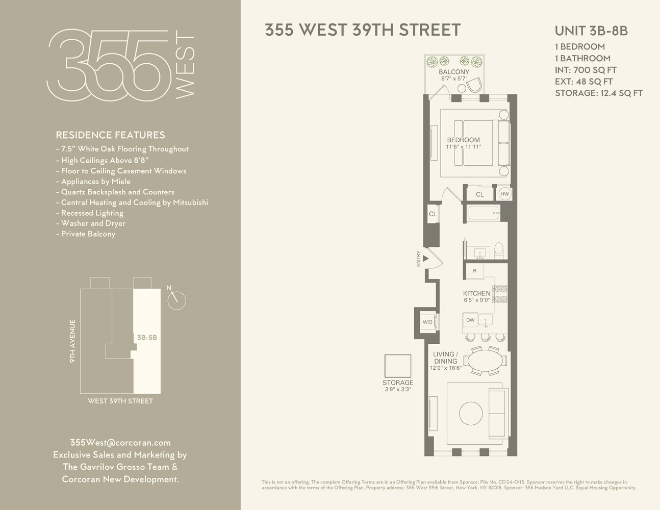 355 West 39th Street 8B Midtown West New York NY 10018