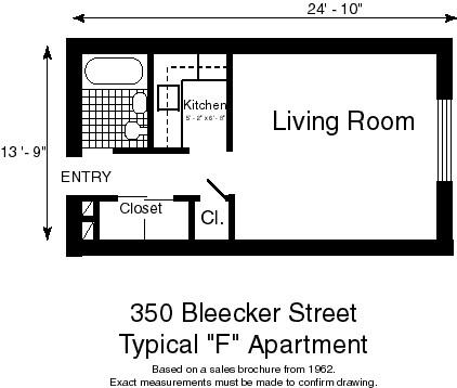 350 Bleecker Street W. Greenwich Village New York NY 10014