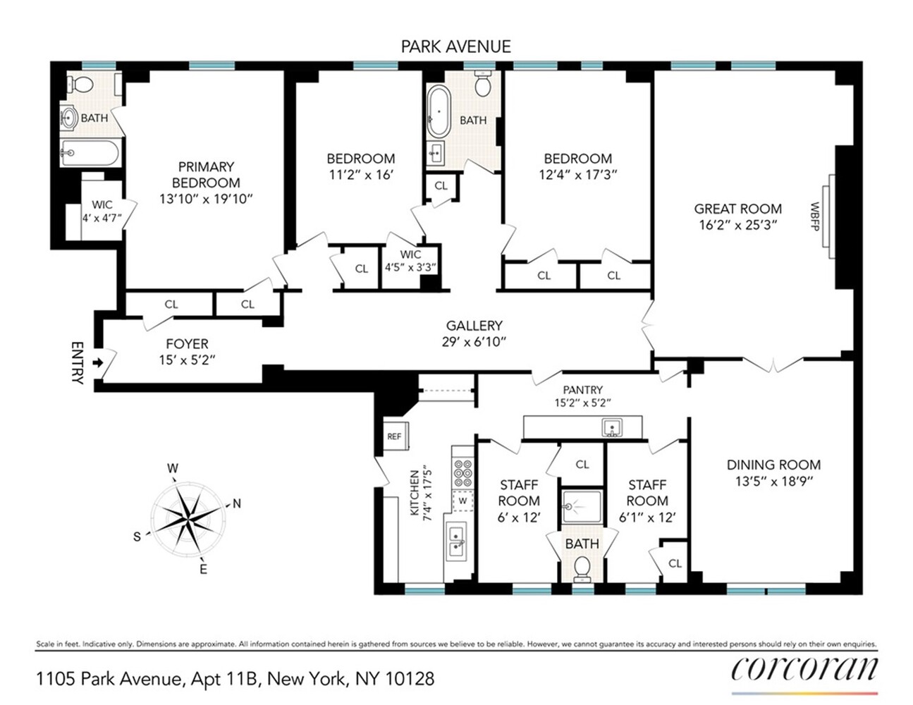 1105 Park Avenue 11B Carnegie Hill New York NY 10128