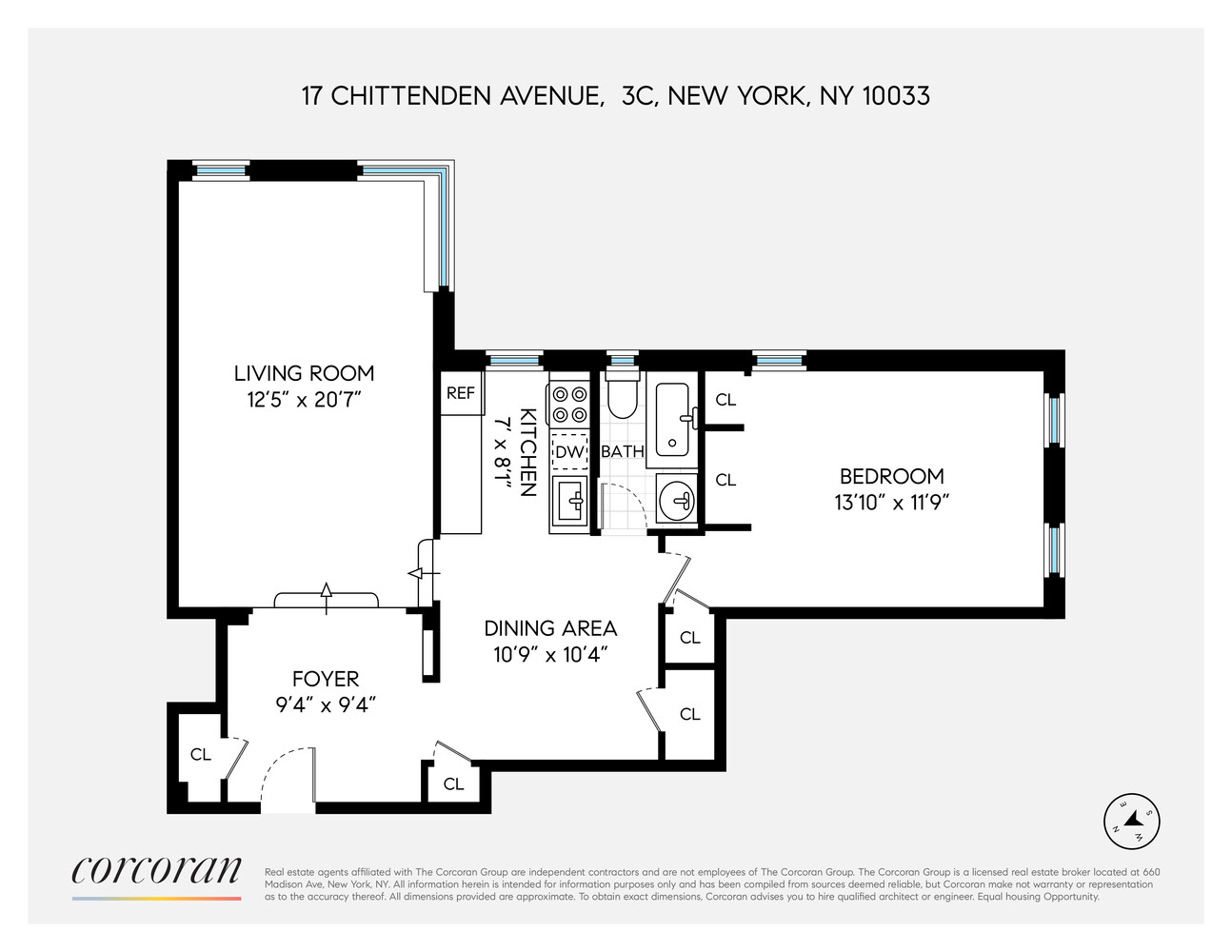 17 Chittenden Avenue Hudson Heights New York NY 10033