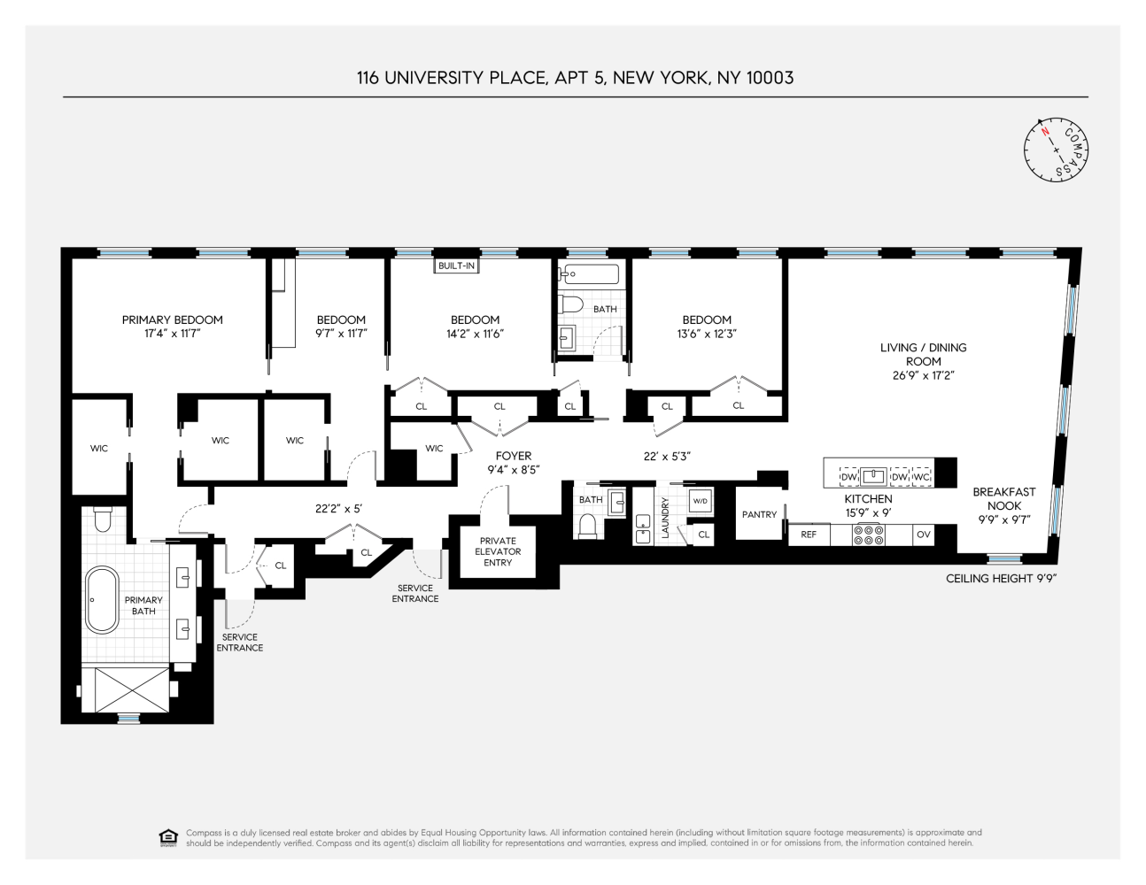 116 University Place 5TH Greenwich Village New York NY 10003