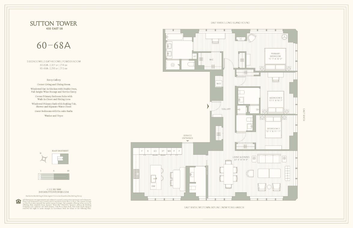 430 East 58th Street 63A Sutton Place New York NY 10022