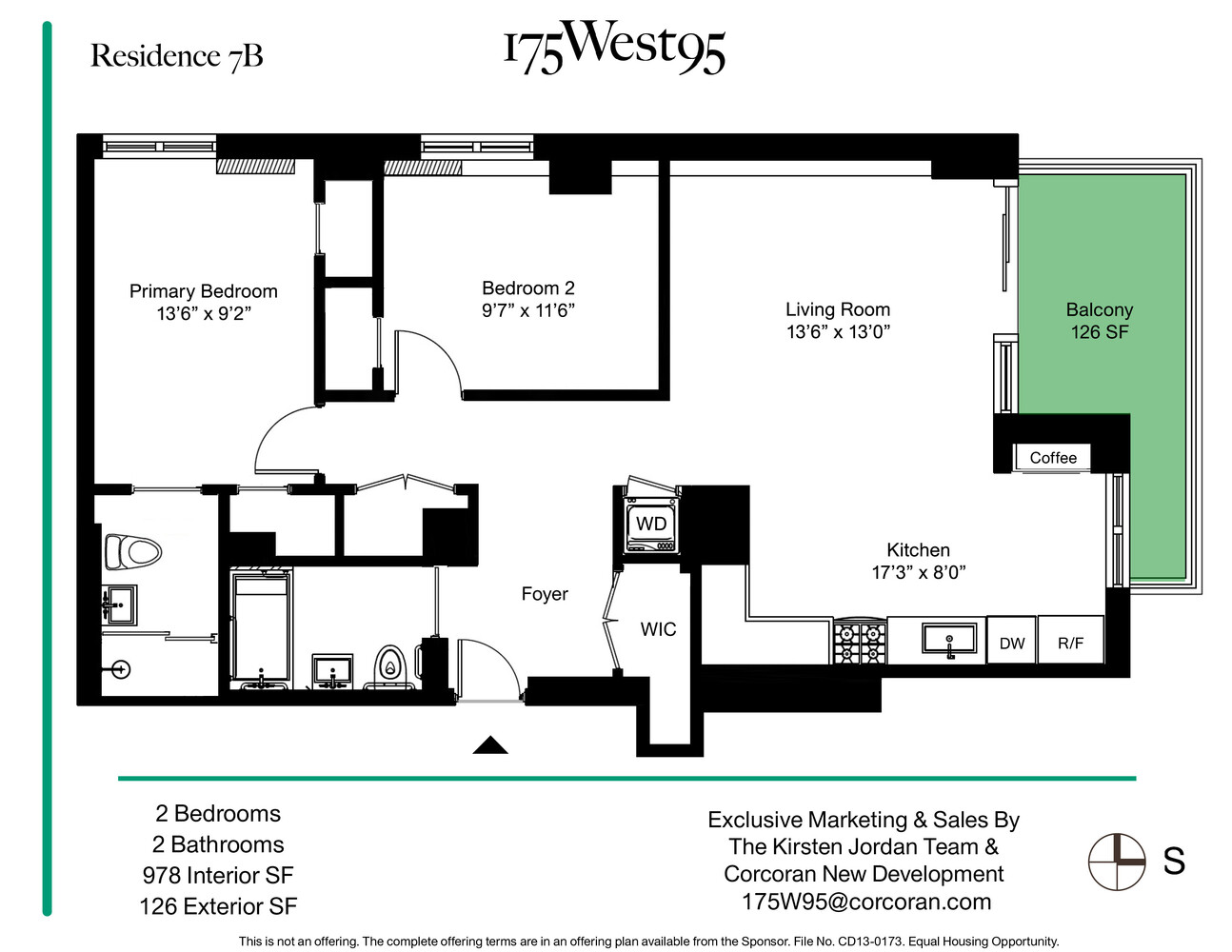 175 West 95th Street 7B Upper West Side New York NY 10025