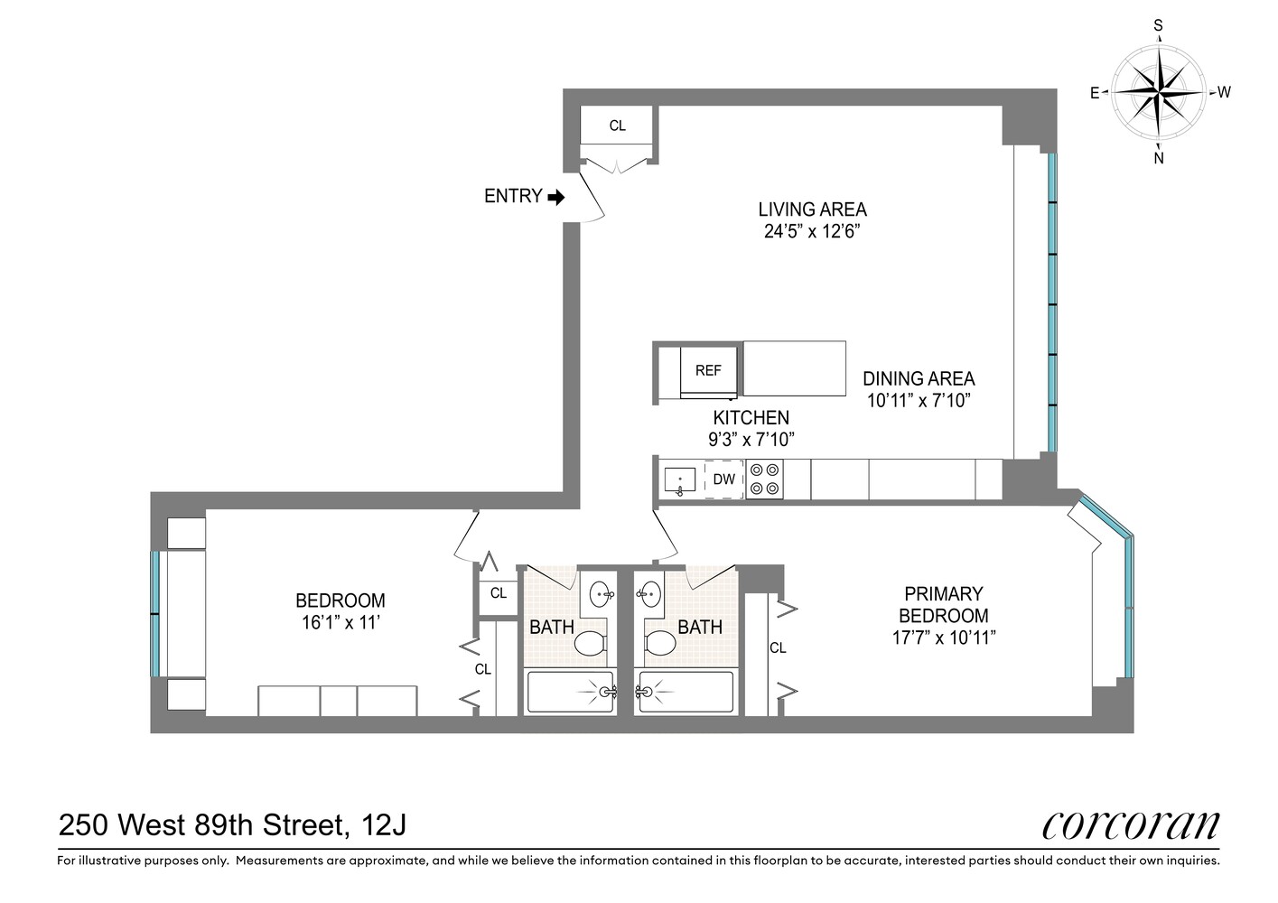 250 West 89th Street 12J Upper West Side New York NY 10024