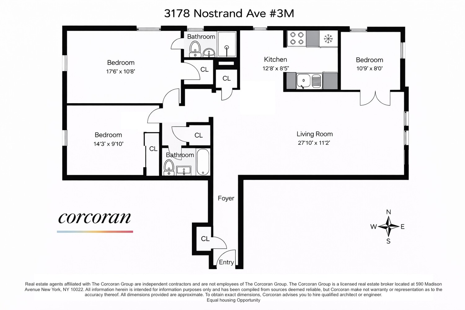 3178 Nostrand Avenue 3M Madison Brooklyn NY 11229