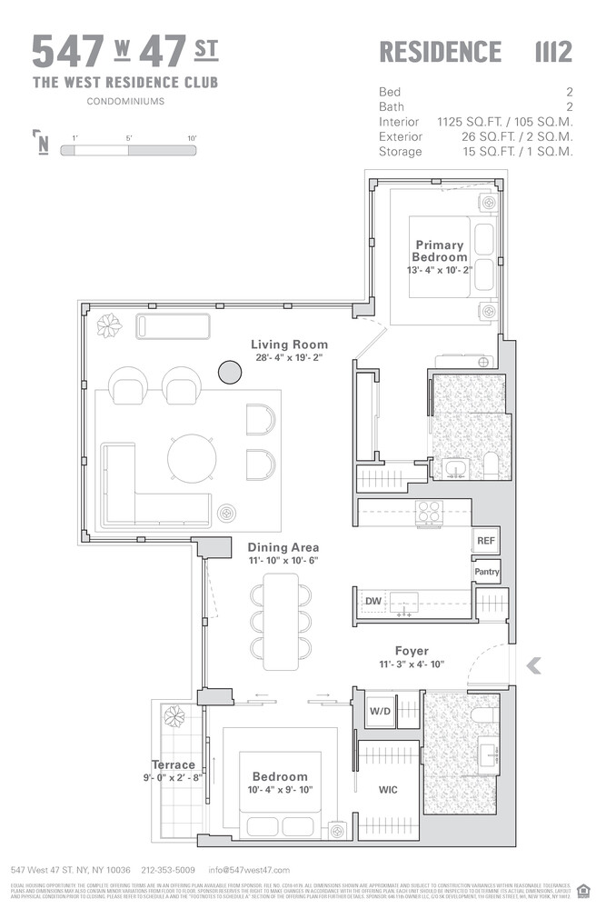 547 West 47th Street 1112 Clinton New York NY 10036