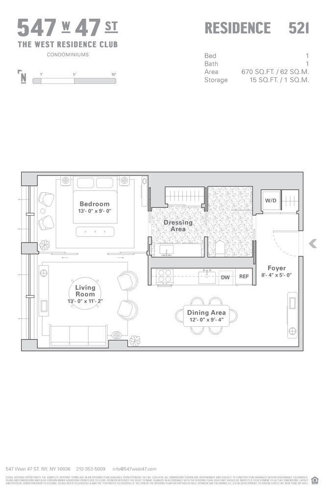 547 West 47th Street Clinton New York NY 10036