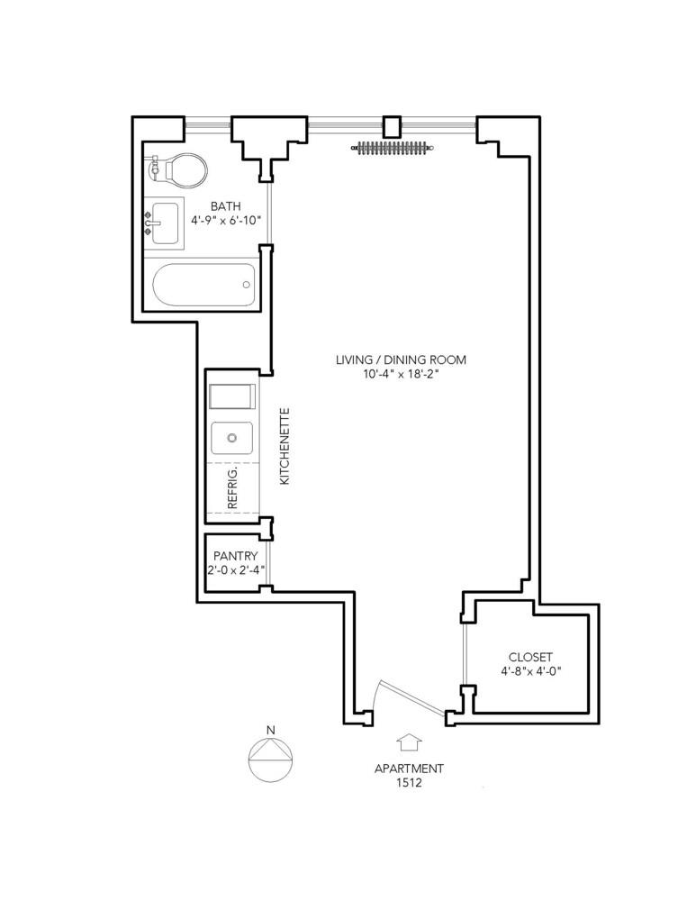 457 West 57th Street 1512 Clinton New York NY 10019