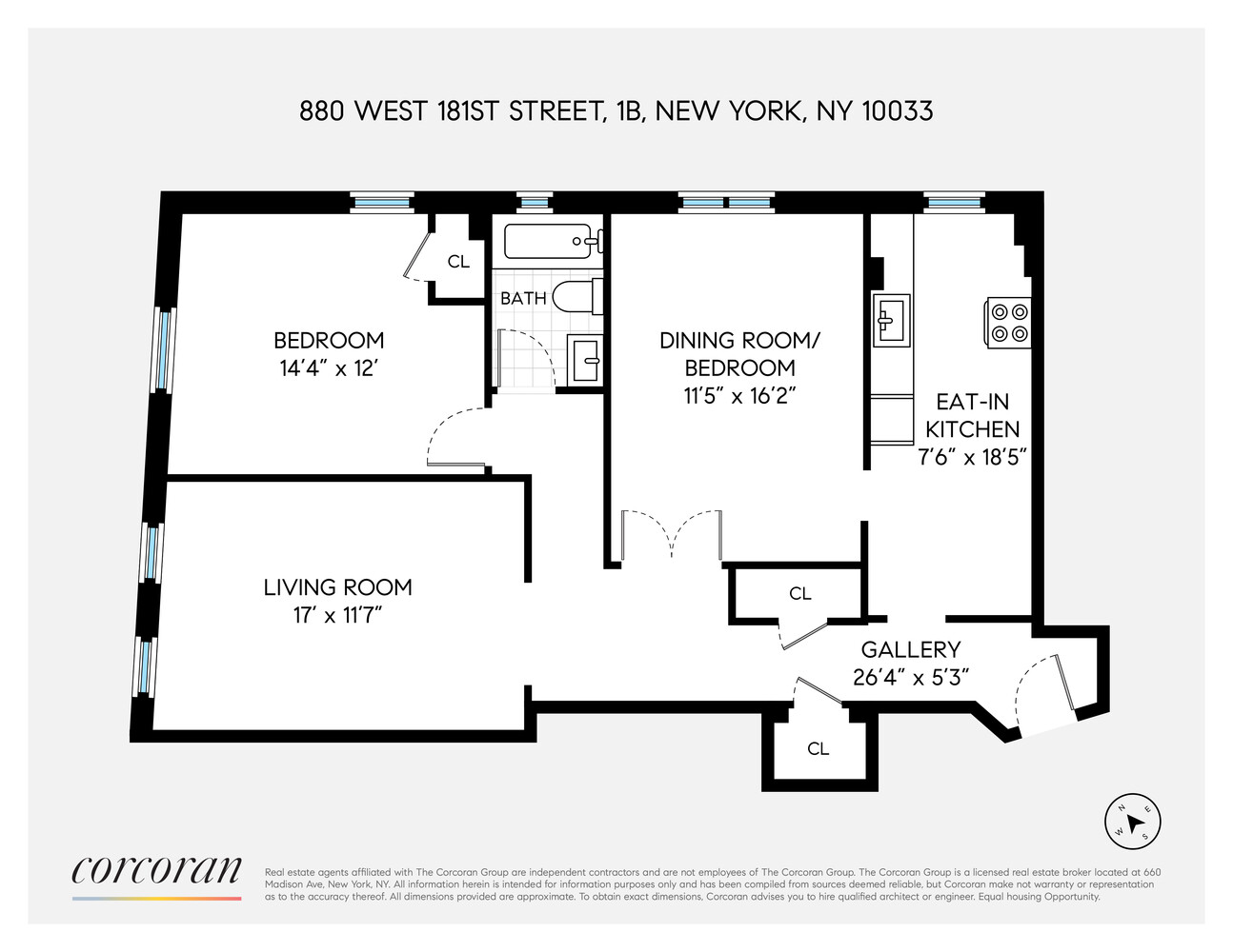 880 West 181st Street 1B Hudson Heights New York NY 10033