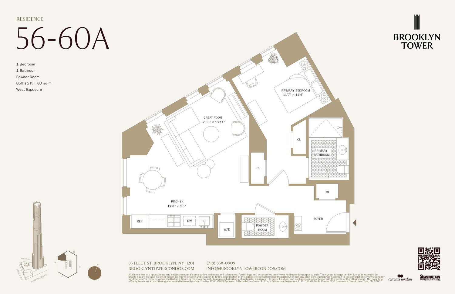 85 Fleet Street 56A Downtown Brooklyn NY 11201