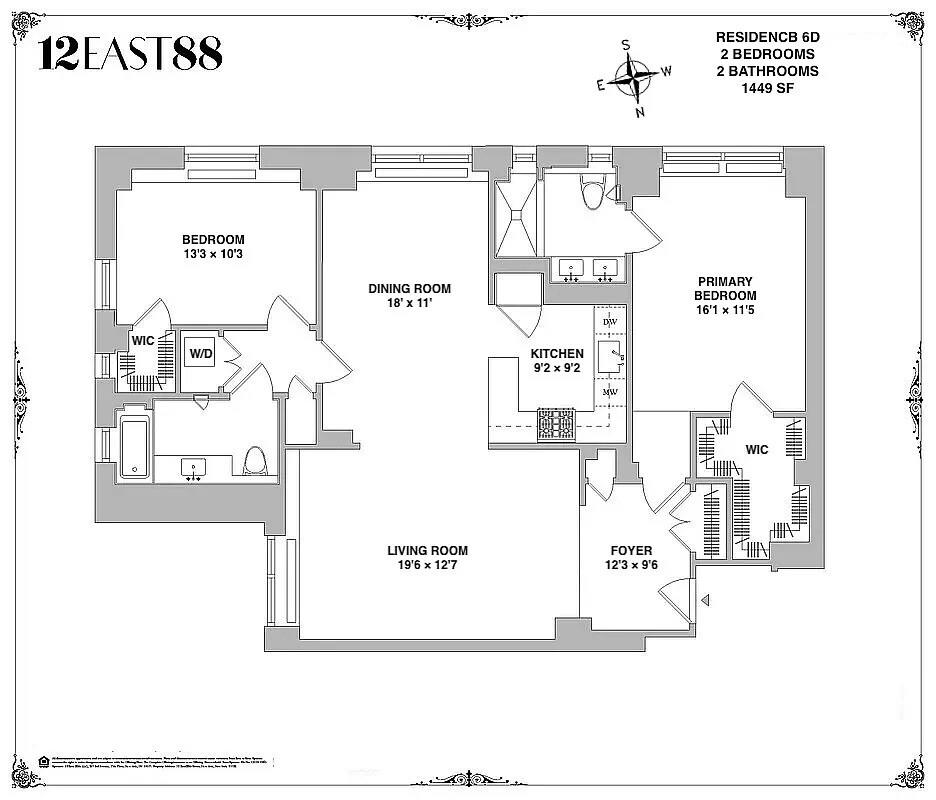 12 East 88th Street 6D Carnegie Hill New York NY 10128