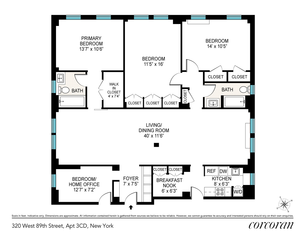 320 West 89th Street 3CD Upper West Side New York NY 10024