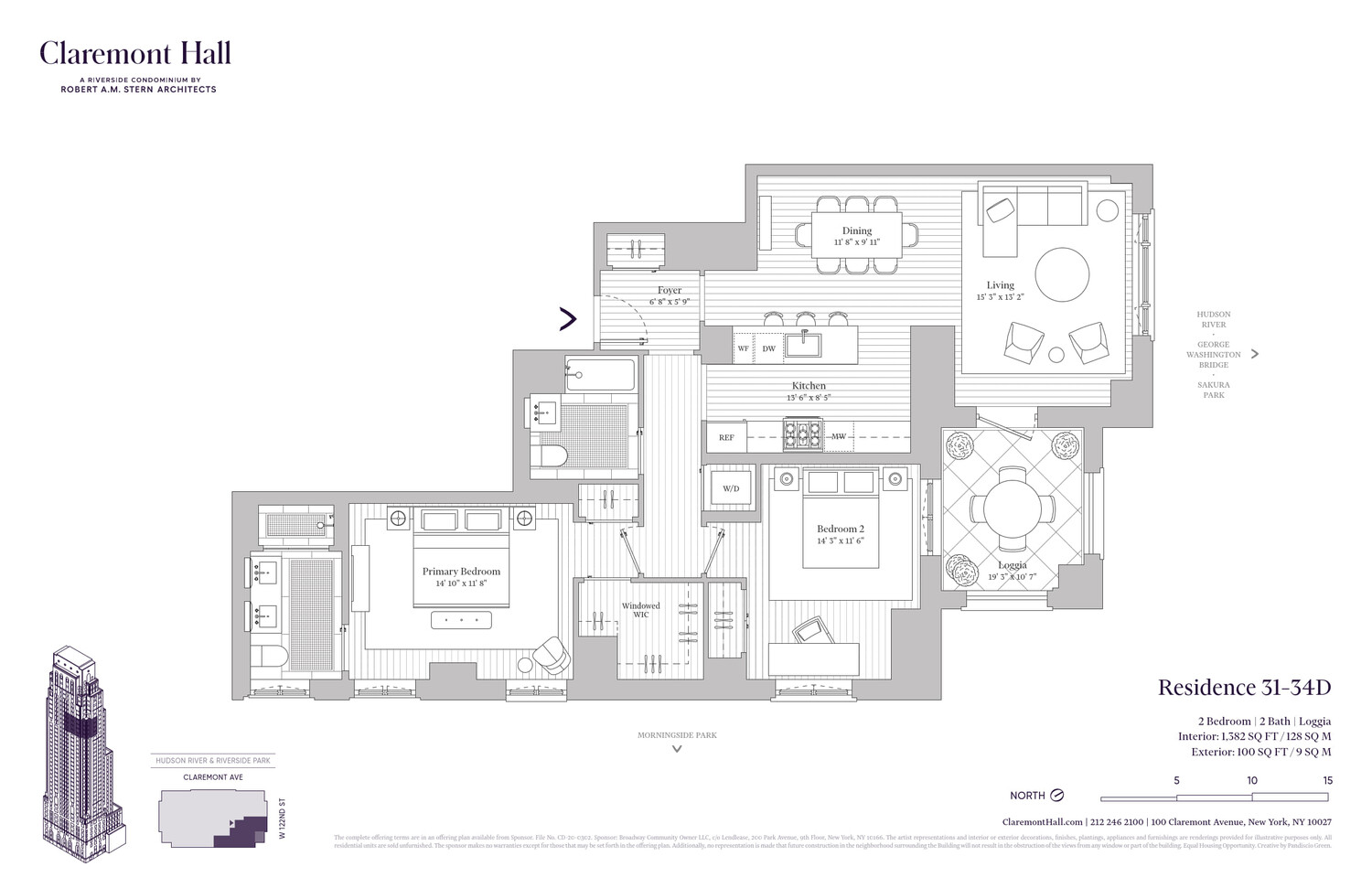 100 Claremont Avenue 31D Morningside Heights New York NY 10027