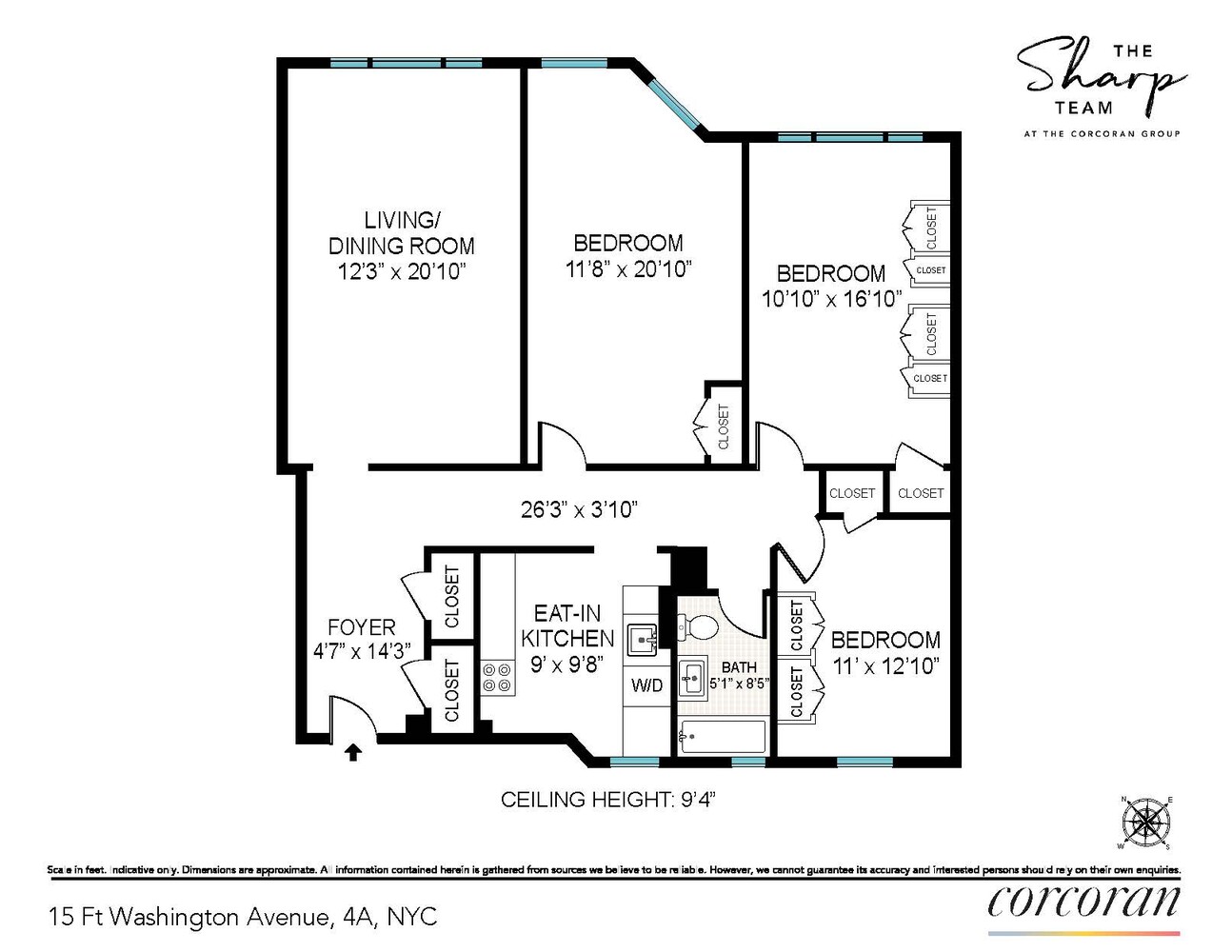 15 Fort Washington Avenue 4A Washington Heights New York NY 10032