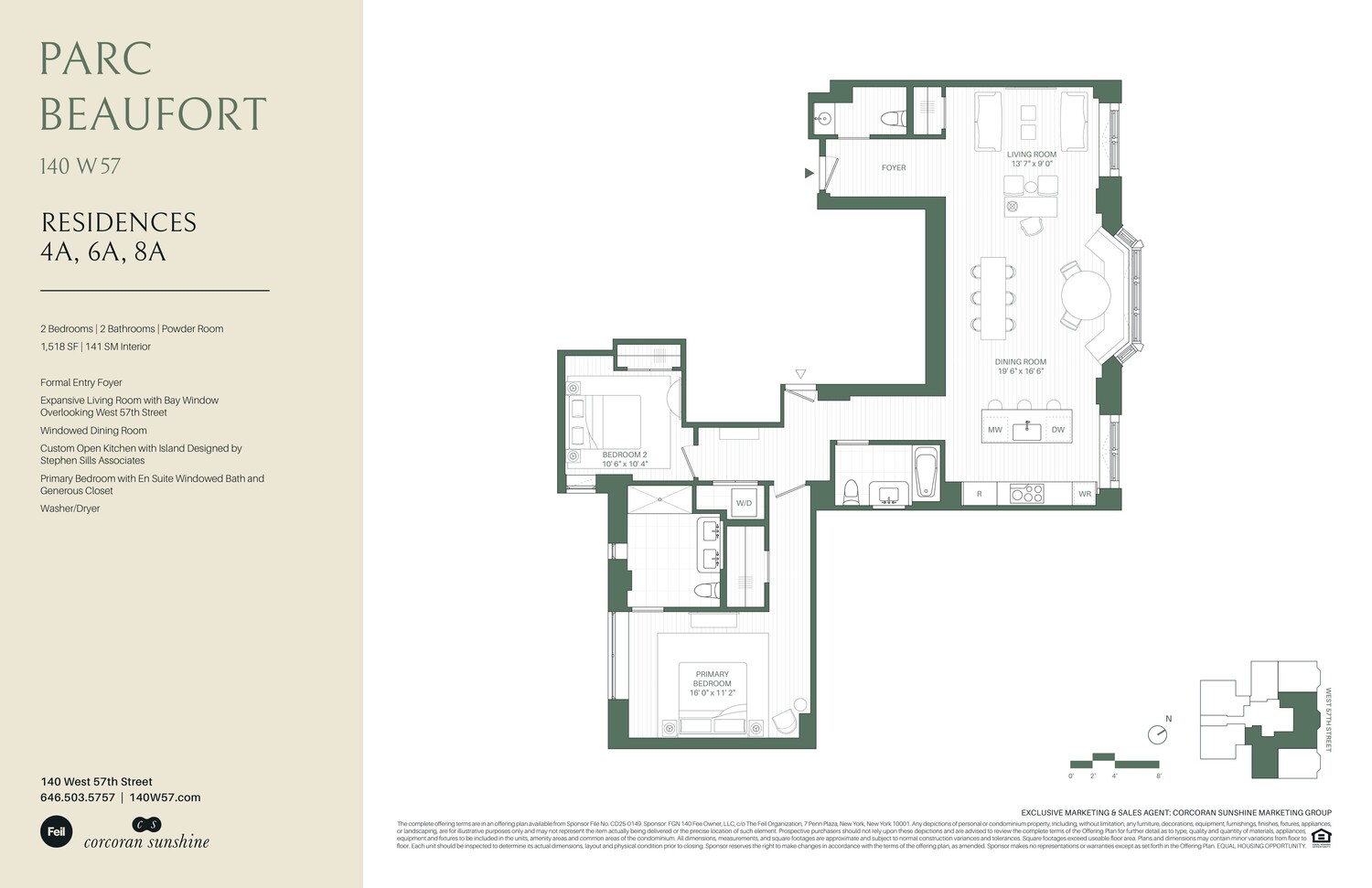 140 West 57th Street 4A Midtown West New York NY 10019
