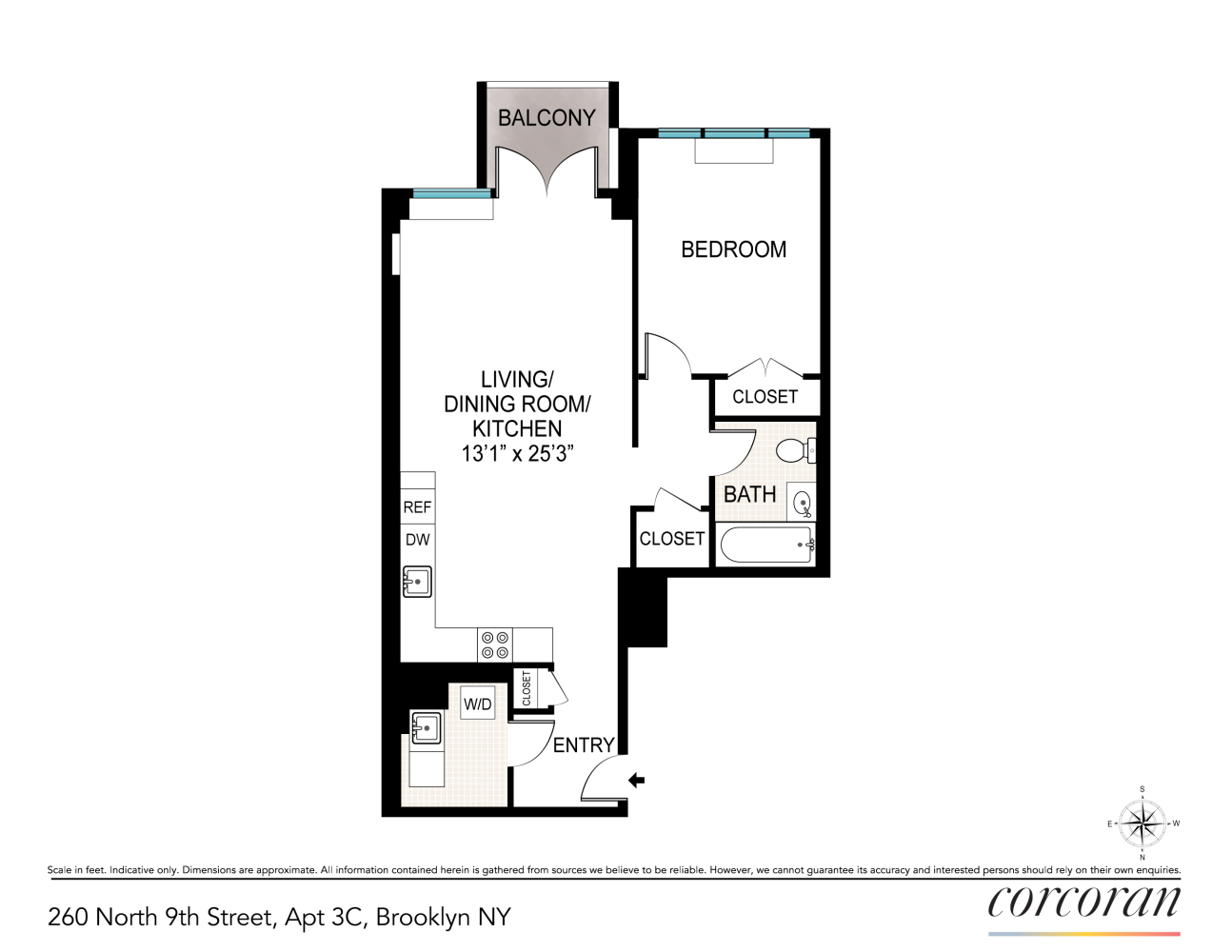 260 North 9th Street 3C Williamsburg Brooklyn NY 11211